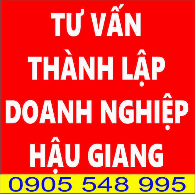 Dịch vụ làm giấy phép đăng ký kinh doanh tại Hậu Giang